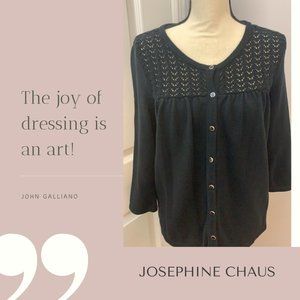Josephine Chaus Cardigan Black